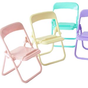 Mignon couleur chaise réglable support de téléphone support pour iPhone 13 12 11 pliable téléphone portable support support de bureau pour iPhone 7 8 X XS