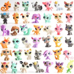 Figurines mignonnes CHAT Animaux Rares Littlest Toys Animaux Mini Stands Anciennes Figurines Collection Original Garden Handmade Dolls Gift 1195