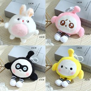 Mignon fille œuf poupée petit lapin en peluche sac à dos couvert Internet cadeau d'anniversaire en peluche rouge