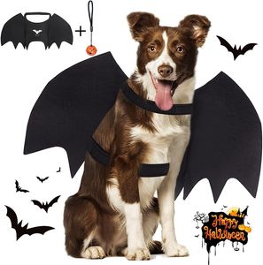 Mignon Halloween drôle animal de compagnie chauve-souris feutre ailes vêtements chien petit chien chat chien ailes Transformation vêtements
