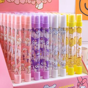 Cute Melody Print Student Black Gel Pen With Perfume spray Bottle Smooth Writing Supplies 0.38mm Stationery School Supplies