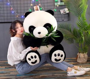 Mignon simulation animal panda jouet en peluche géant doux étreint ours poupée trésor national pour les enfants décoration cadeau 35 pouces 90cm dy50947023339