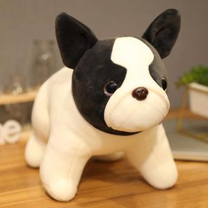 Lindo cachorro de simulación de peluche de juguete, muñecos de perro, muñeco de bulldog, regalo de cumpleaños para niños y niñas, juguetes para niños 7503455