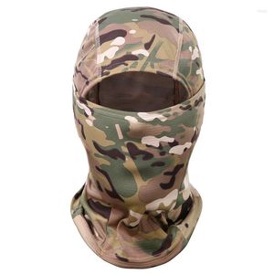 Gorras de ciclismo máscara facial completa pasamontañas hombres mujeres gorra táctica protector de cuello motocicleta pesca caza ejército camuflaje protección solar