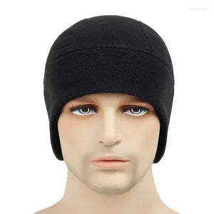 Gorros de ciclismo para hombre y mujer, gorro de lana para exteriores, gorros de acampada militares, protección para los oídos, a prueba de viento, cálidos, deportivos, para invierno