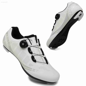 Cycling Footwear 2023 Men MTB Cycling Shoes with Clits Route Cleat Road Bike Speed Flat Sneaker Women Racing Bicycle Mountain Spd Biking Footwear HKD230706