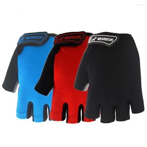 Guantes de ciclismo Anti-Sweat Halfing Glove Men Women Bicycle Moto Road Bike Mtb Parkour Racing Tactical sin dedo