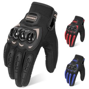 Gants de cyclisme Moto portable Moto Motocross souffle écran tactile course Moto vélo équipement de protection été noir bleu gant 231031