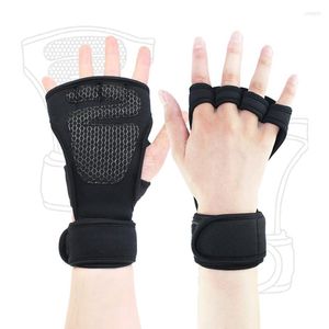 Gants de cyclisme ventilés Haltérophilie avec protège-poignets intégrés Protection complète de la paume Extra Grip. Idéal pour les tractions