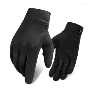 Gants de cyclisme VXW hiver hommes femmes anti-dérapant écran tactile costume de travail par temps froid pour la course à pied conduite randonnée