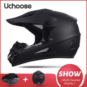 Casques de cyclisme UCHOOSE casque de Moto professionnel Motocross tout-terrain casque enfants Moto vélo accessoires ATV Capacete De Moto Ike descente T221107