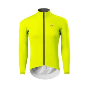 Vestes de cyclisme 7MESH hiver veste de cyclisme hommes coupe-vent imperméable mince léger à manches longues Cycle course coupe-vent bas prix 231018