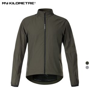 Cycling Jackets MY KILOMETRE Spring Men's Cycling Windbreaker Jacket Gravel Man Bicycle Windshield Jacket Windproof Packable Bicycle Wind Jacket 230428