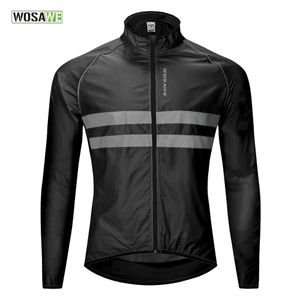 Vestes de cyclisme WOSAWE veste de cyclisme pour hommes haute visibilité maillot multifonction route vtt vélo coupe-vent coupe-vent veste à séchage rapide 231013