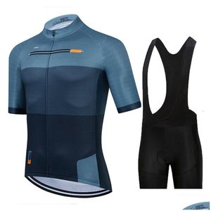 Ensembles de maillots de cyclisme Raudax Gobik Vêtements pour hommes Porter une meilleure équipe arc-en-ciel Vêtements à manches courtes Vélo de route d'été 230425 Drop Delivery Spo Dh6B8