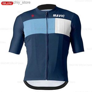 Ensembles de maillots de cyclisme RX MAVIC ensemble de cyclisme d'été pour hommes cyclisme respirant court Seve vélo de route Protection UV combinaison de course ensemble de compétition de cyclisme Q231107