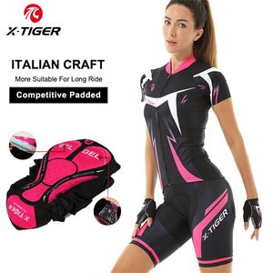 Maillot de cyclisme ensembles x-tiger femmes été Anti-UV vêtements de vélo à séchage rapide montagne femme vêtements de vélo 220922