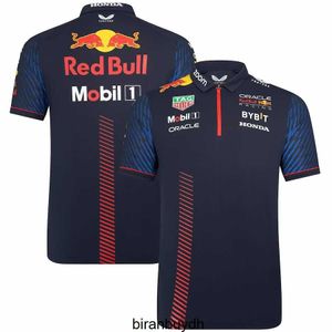 T-shirts de cyclisme pour hommes Nouveaux hommes et femmes Même modèle 2023 F1 Formula One Team Wei Vêtements Gilets officiels personnalisés du style Polo 11 # Sergio Perez 1 #