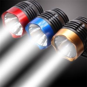 Cyclisme Q5 LED 3 Modes phare avant phare torche étanche pour vélo de route de montagne 4 couleurs vélo lumière 257 W2