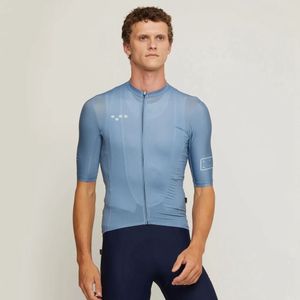 Cyclisme Chemises Tops Tissu de haute qualité d'été à manches courtes vêtements de cyclisme artisanat équipe masculine maillot de cyclisme découpe laser 230616