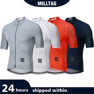 Cycling Shirts Tops MILLTAG All Lightweight Pro Aero Race Fit Short Sleeve Cycling Jersey 3.0 Breathable maillot ciclismo hombre 230712