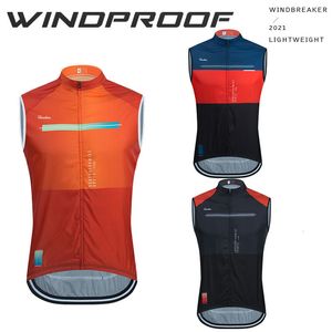 Cycling Shirts Tops RAUDAX Men Windbreaker Cycling Vest Sleeveless Windproof Cycling Jersey MTB Road Bike Tops Gilet Windproof Cycling Clothing 230309