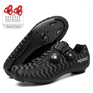 Zapatos en bicicleta para hombres sneakers de bicicleta de tierra de carretera de carreras de mujeres con ciclo de montaña tacón spd spd plana mtb con ruta de los clits ruta