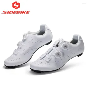 Zapatos de ciclismo ultralight ultralight 14 dureza de nivel fibra de carbono bicicleta hombres de zapatillas de tacón agoavoños profesionales