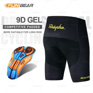 Shorts de Cyclisme Hommes Pro Team Collants de Vélo de Route pour Homme Été Respirant Séchage Rapide Anti-transpiration Gel Rembourré Shorts de Sport Noir