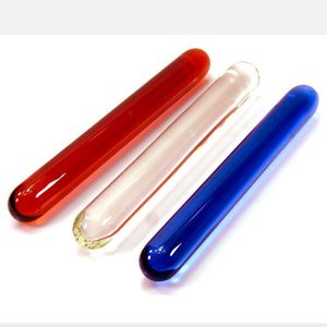 Cylindre Smooth Glass Dildo Penis Massager Wand Double Butt Plug Sexy Toys for Adults Men Woman Femme Anal Vagin Plugs