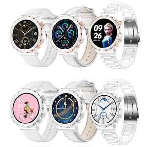 D3 Pro Smartwatch Luxe Femmes Montre Intelligente Dames Bracelet D3Pro Rond Intelligent Paiement Hors Ligne Écran Couleur Tactile Reloj dans la Boîte de Détail