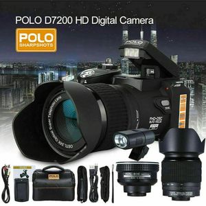 D7200 appareil photo numérique 3P mise au point automatique vidéo HD 24X objectif télépo grand Angle LED caméscopes à lumière de remplissage 240106