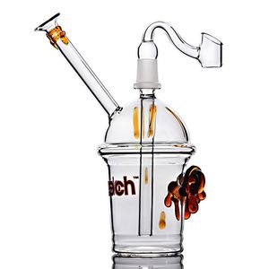 CHEECH Verres Bong Narguilés Concentré Plates-formes pétrolières Dabber Bubber Pipe à eau avec dôme Nail ou verre banger 14mm joint