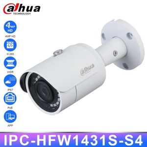 Dahua Original IPCHFW1431SS4 HD 4MP cámara IP de seguridad PoE IR30m visión nocturna H 265 IP67 WDR 3D DNR AGC BLC hogar exterior Cam254Y5110709