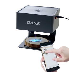 Grabador láser DAJA CNC DIY DJ6 máquina de grabado láser 3000mw Mini logotipo rápido impresora de logotipos cortador carpintería madera plástico