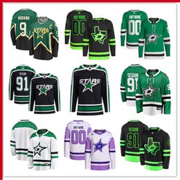 Dallas Custom Stars Hockey Jerseys 34 Denis Gurianov 64 Tanner Kero 3 John Klingberg 53 Wyatt Johnston 10 Ty Dellanrea Fredrik Olofsson Nils Lundkvist Thomas Harley