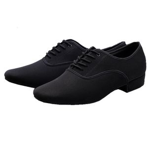 Chaussures de danse pour hommes Modern Jazz Sneaker for Men Professional Black Oxford Upper Latin Salsa Shoe Plus Size Low Heel Tango Ballroom Dance Shoes 230715