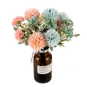 Dandelion Fake Flowers Bunch 7 Heads Silk Flower Garden Decoration Wedding Bride Bouquet Accessoires Floral