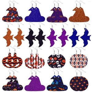 Dangle Boucles D'oreilles Mode Hommes Et Femmes Tempérament Halloween Chapeau Chauve-Souris Citrouille Cadeaux En Gros