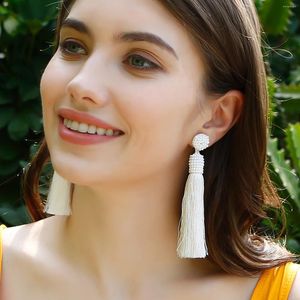 Boucles d'oreilles pendantes pour femmes, style bohémien, Long pampilles, goutte ethnique, Vintage, perle, bijoux de fête de mariage, cadeau, vente en gros