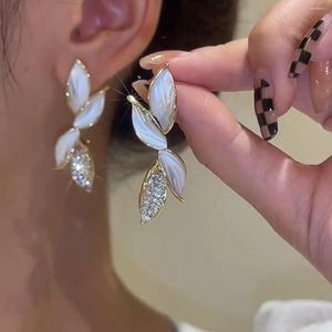 Boucles d'oreilles pendantes bijoux de mode coréenne gland en cristal longue déclaration pour les femmes cadeaux Brincos Pendientes en gros