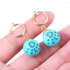 Pendientes colgantes Los siete pecados capitales Cosplay Elizabeth Liones Anime Colgante azul Joyería Regalos para niñas Mujeres Hombres