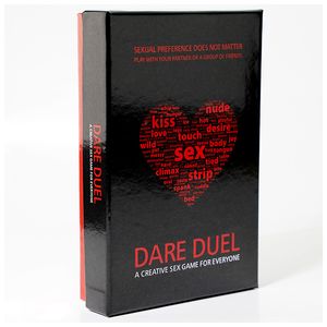 Jeu de cartes Dare Duel, un jeu romantique pour Couples, jeu de chambre à coucher pour adultes, meilleur cadeau de saint-valentin, vente en gros