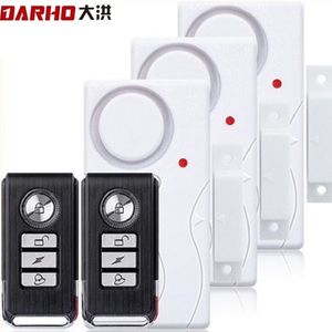 Darho porte fenêtre entrée sans fil télécommande capteur hôte cambrioleur système d'alarme de sécurité Kit de Protection à domicile