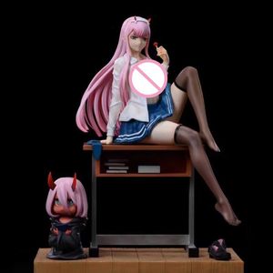 DARLING In The FRANXX Figure Zero Two Anime Girl Figure Sexy 02 Kaii Collection 18 Adulte Anime Action Figurine Gift Collection L230522
