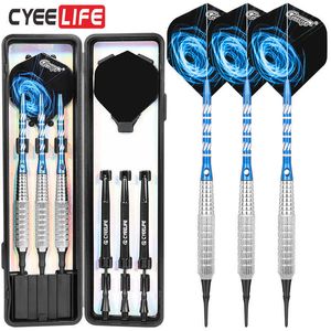 Darts CyeeLife Soft Tip Darts 14/16/17/18g Dart Indoor Sports Needle Throwing For Dartboard Tip Sporting Game 3pcs 0106