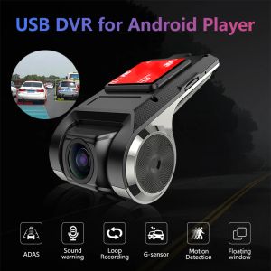 Dash Cam Car DVR Adas Dashcam DVRS Video HD 1080P WiFi et USB Auto Recorder Black Box pour Android Player DVD Version Night