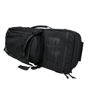 Day Packs Sac de rangement extérieur tactique noir Sac à dos de sport polyvalent Nylon TBS029-BK