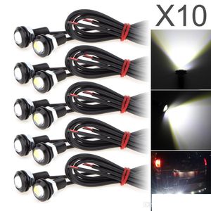 Feux de circulation diurnes 10 pièces/lot 9W 18mm LED diurne blanc 5730 Eagle Eye voiture antibrouillard Drl Bb clignotant inverse sauvegarde Co Dhlrc