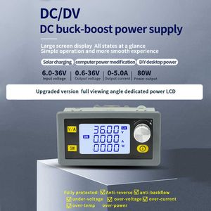 Convertisseur Buck Boost DC 0.6-36V 5A, Module d'alimentation CC CV, charge solaire régulée réglable 12V